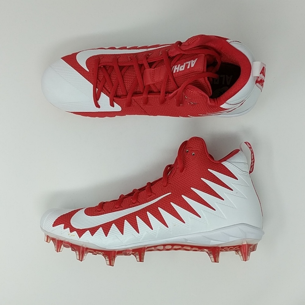 Nike Alpha Menace Pro Mid Football Cleats Sz 12.5